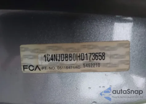 2017 Jeep Compass Sport 4X4 from USA, damaged, VIN 1C4NJDBB0HD173658